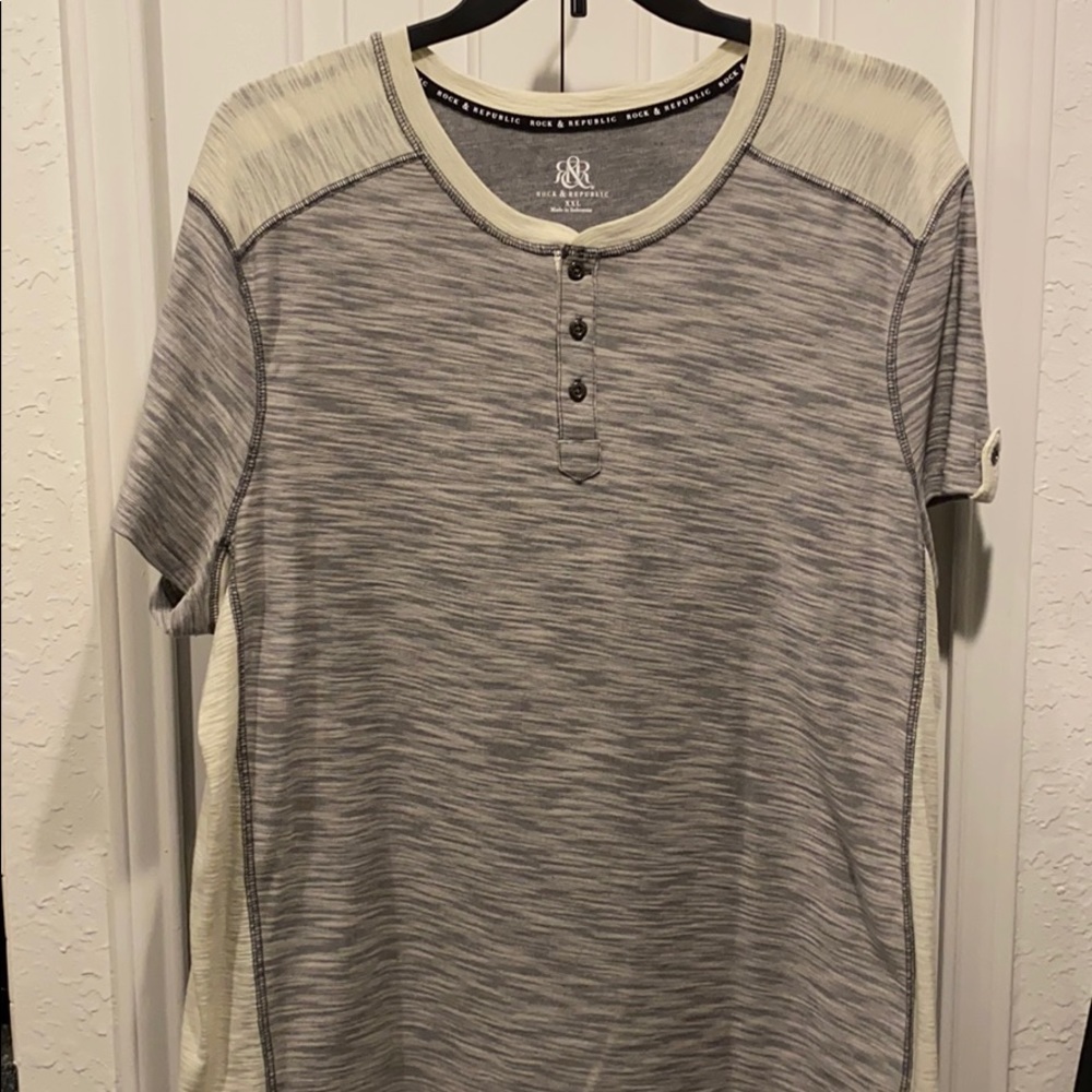 NWOT Rock & Republic Henley Shirt